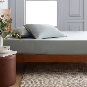 QUINCE Bamboo Fitted Sheet King Eucalyptus 5637